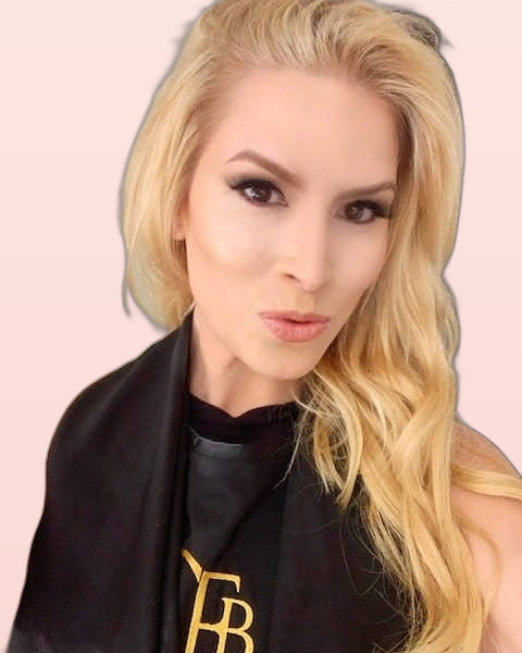 Full Glam Makeup after