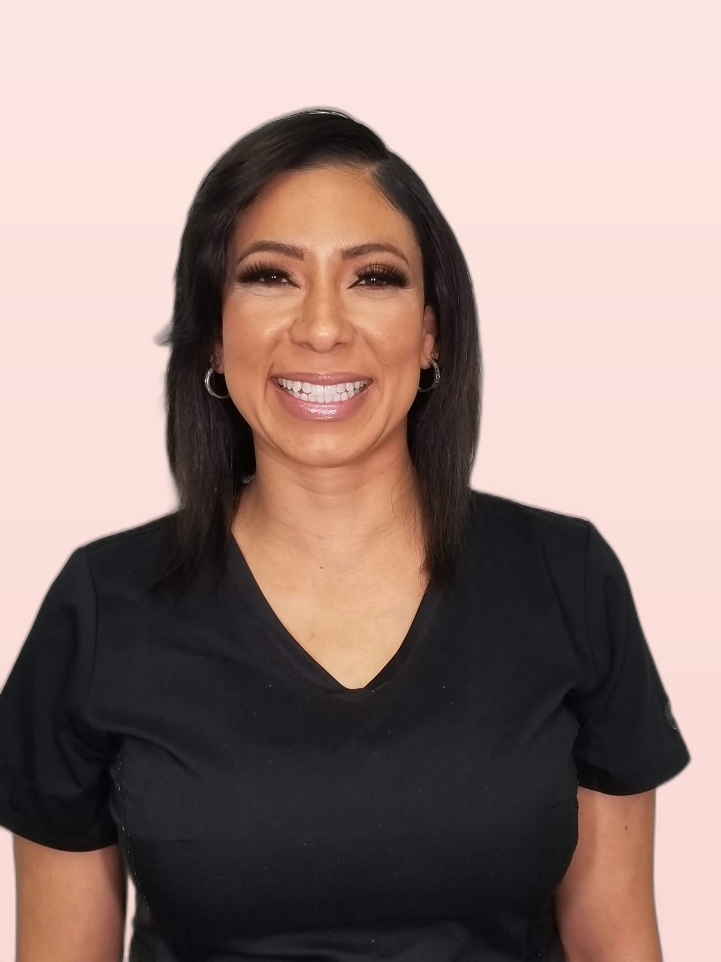 Soft Glam Makeup after